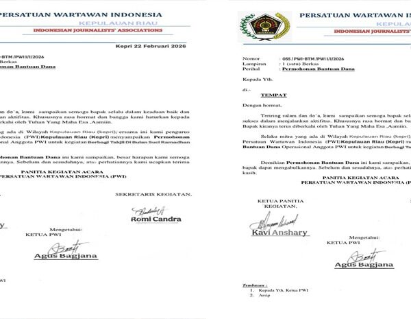 Catut Nama PWI Kepri, Proposal Bodong Beredar Saat Ramadan