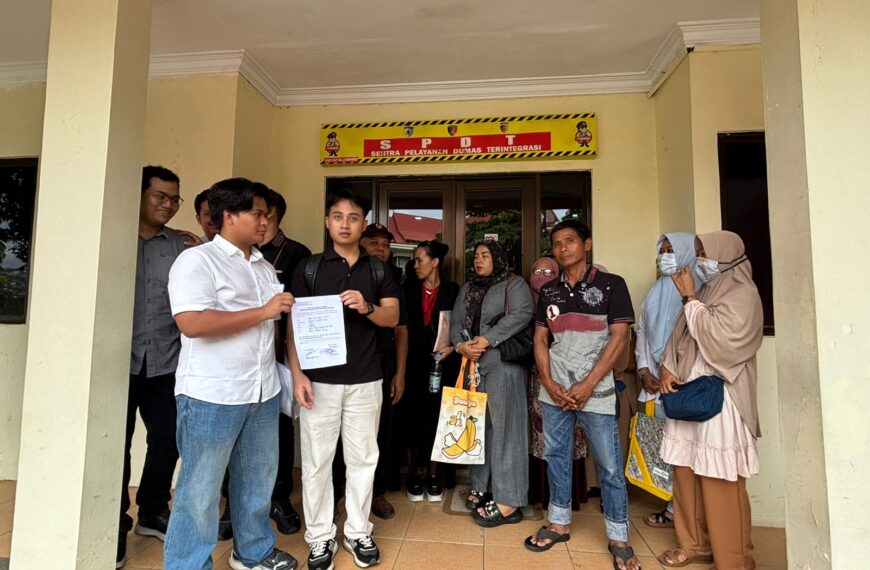 Belasan Warga Laporkan Penipuan Kavling Tering Mas Sekupang Batam di Polda Kepri