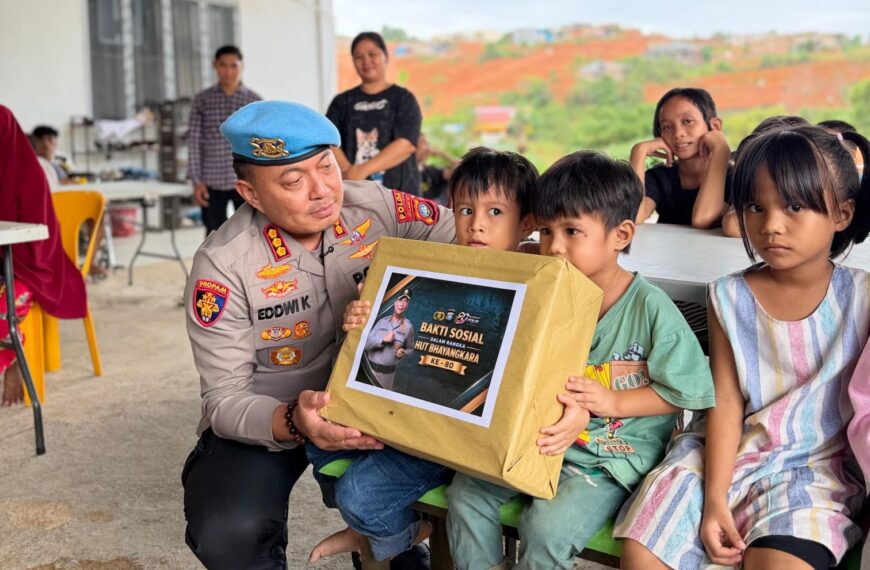 Sambut Hari Bhayangkara ke-80, Bidpropam Polda Kepri Salurkan Bantuan Sembako ke Panti Asuhan dan Jompo Yayasan True Love Batam