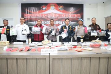 Tangkap 129 Tersangka, Ditresnarkoba Polda Kepri Ungkap 85 Kasus Narkotika Tiga Bulan Terakhir