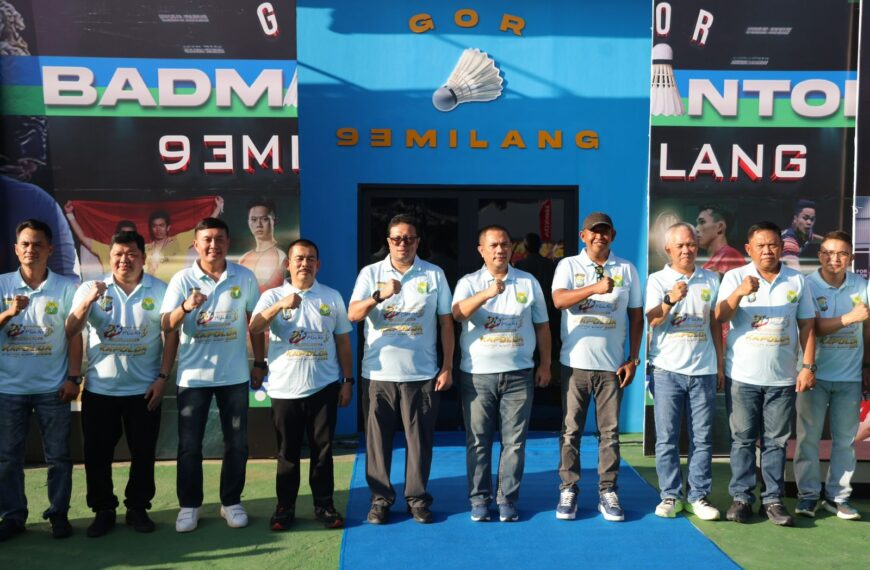 Resmikan GOR Gemilang, Kapolda Kepri Buka Turnamen Bulu Tangkis Hari Bhayangkara ke-80