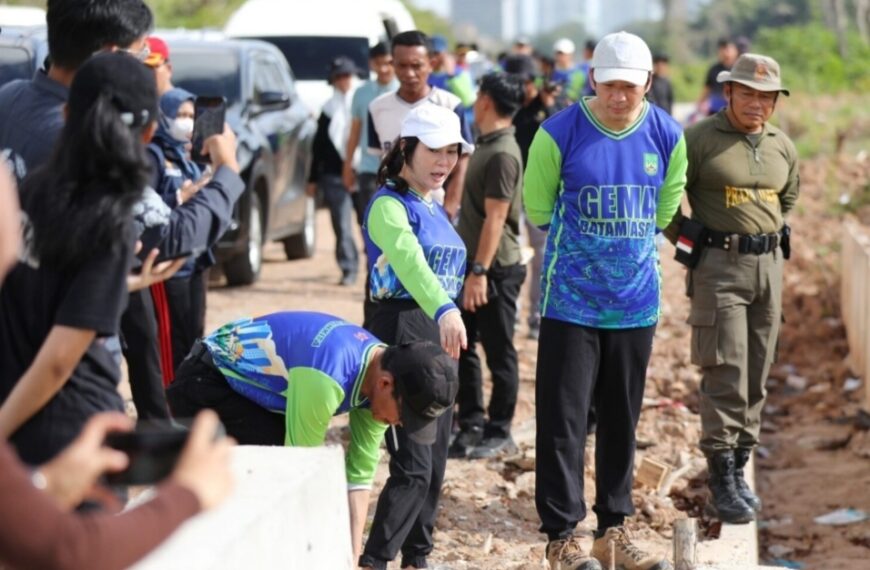 Pemko Batam Apresiasi Goro Masyarakat Secara Masif, Larang Tumpukan Material