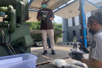 BNNP Kepri Musnahkan 3,3 Kg Sabu Tangkapan Bea Cukai dan 386 Catridge Vape Etomidate Hasil Pengungkapan 3 Kasus