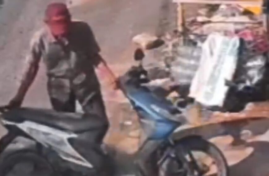 Bapak dan Anak Tiri Kompak Curi Motor di Nongsa Batam