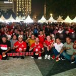 Amsakar Rayakan Kemenangan Indonesia Jadi Juara FIFA Asean Cup Bersama Masyarakat